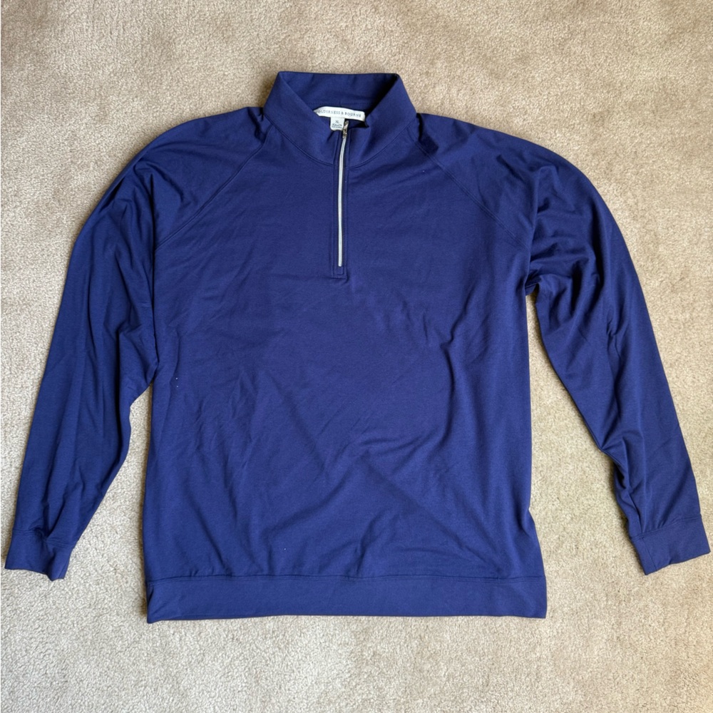 Men's Purple Quarter-Zip Sweater